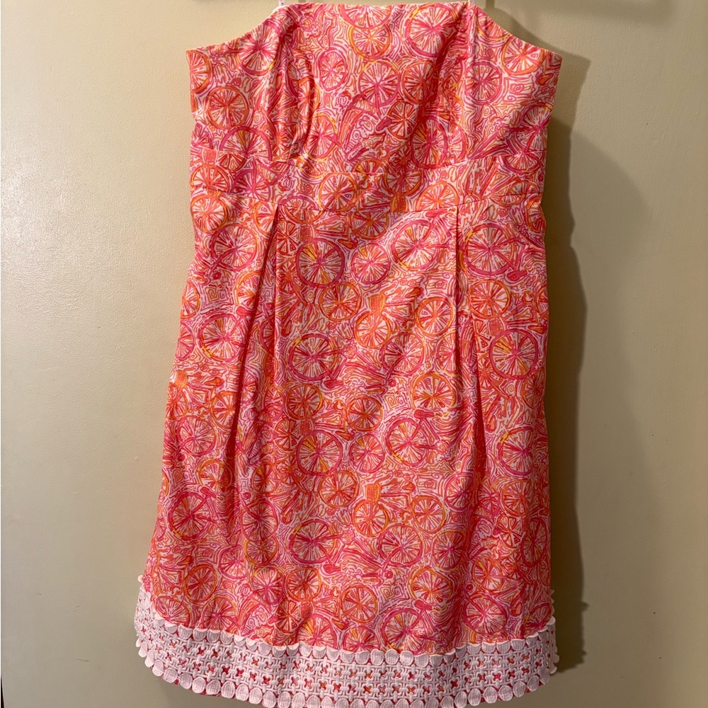 Lilly Pulitzer Vibrant Pink and Orange Dress